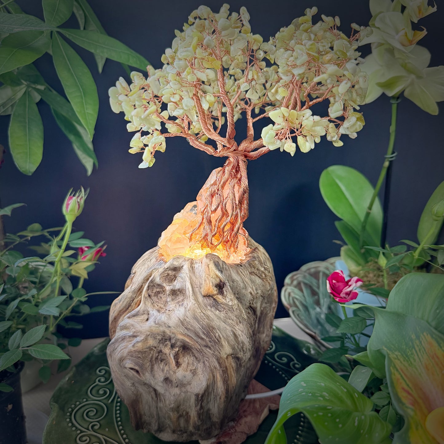Prosperity Nest · A Feng Shui Crystal Tree for Wealth Flow and Energetic Containment