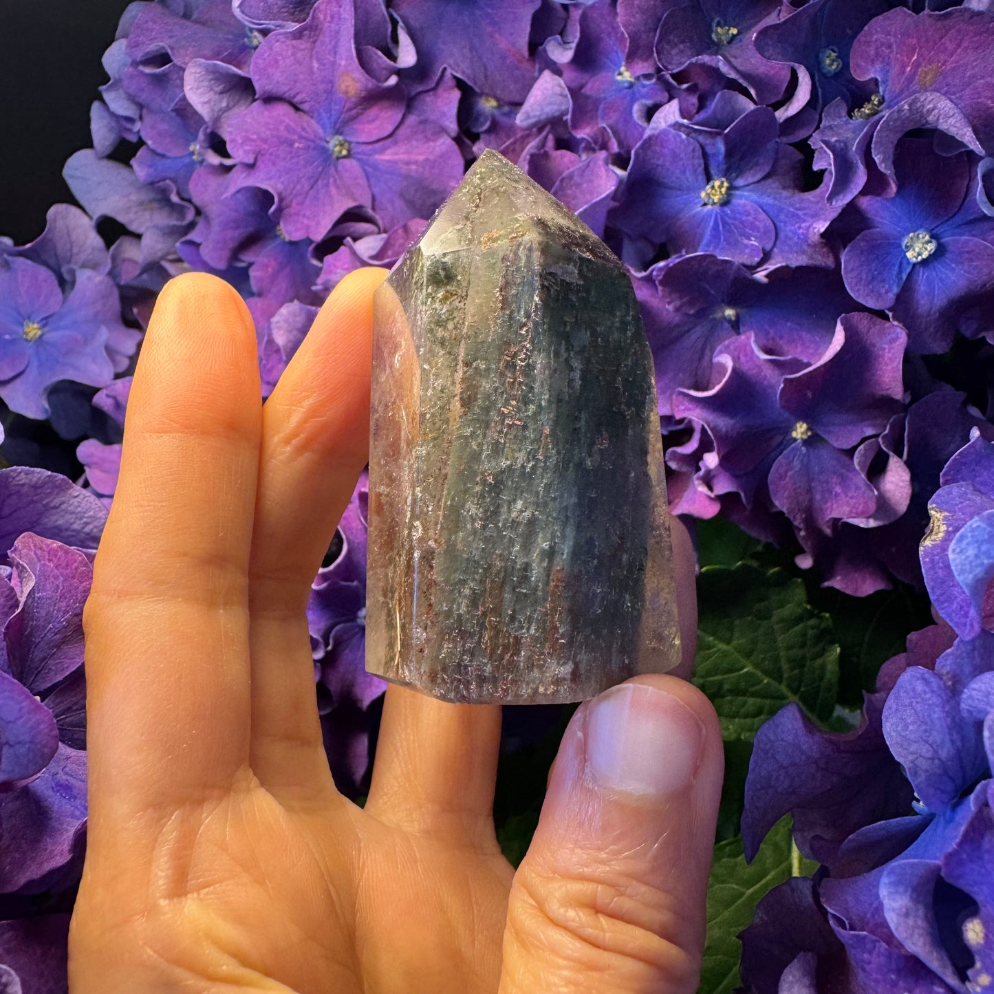 Prosperity Growth Tower · Garden Quartz Crystal for Wealth Activation#005