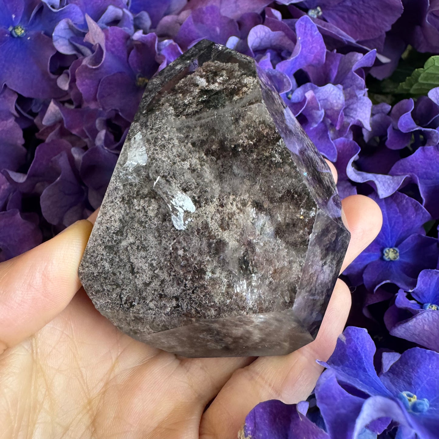 Prosperity Growth Tower · Garden Quartz Crystal for Wealth Activation#008