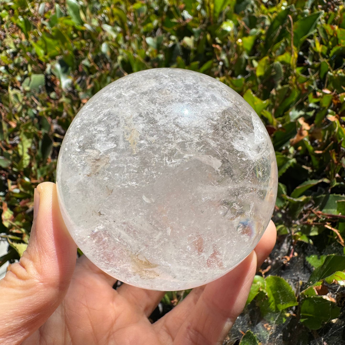 Clarity Sphere · White Quartz Crystal Ball#990