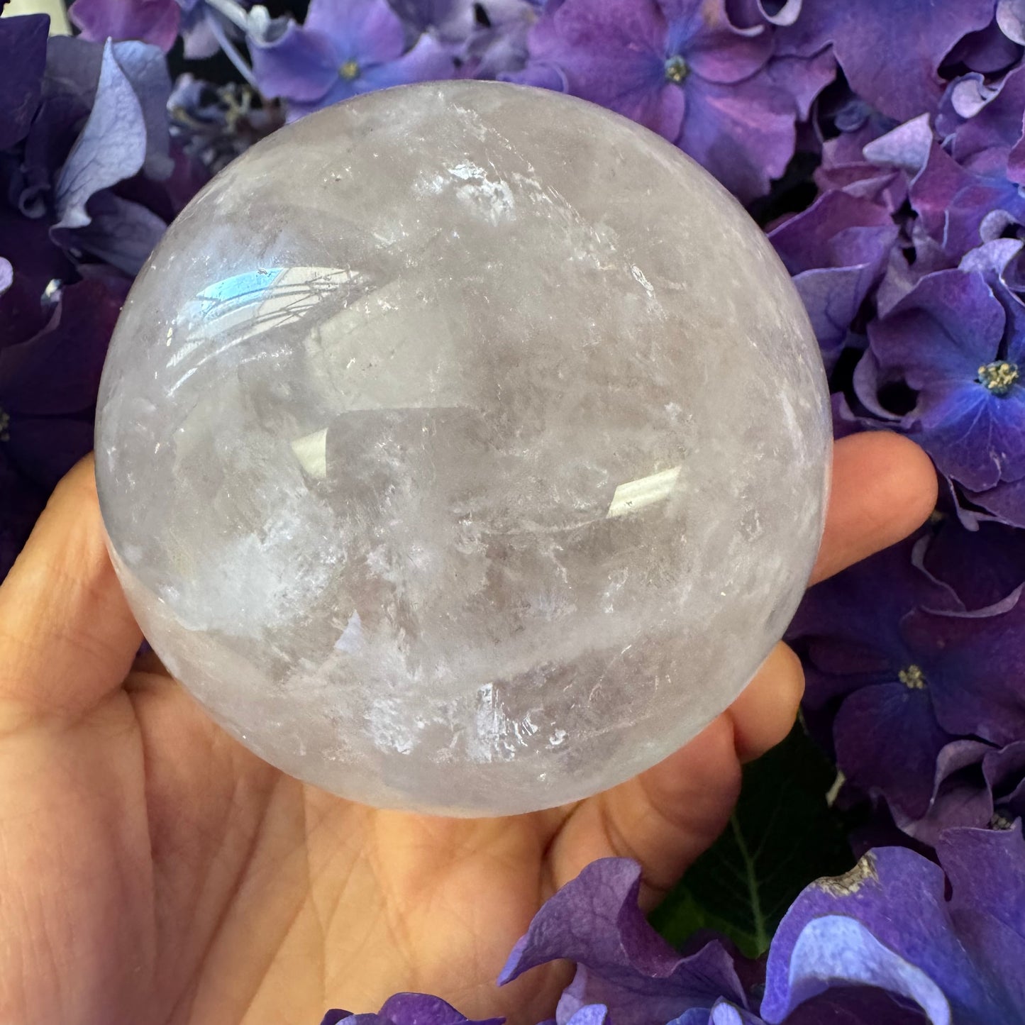 Clarity Sphere · White Quartz Crystal Ball#250523012