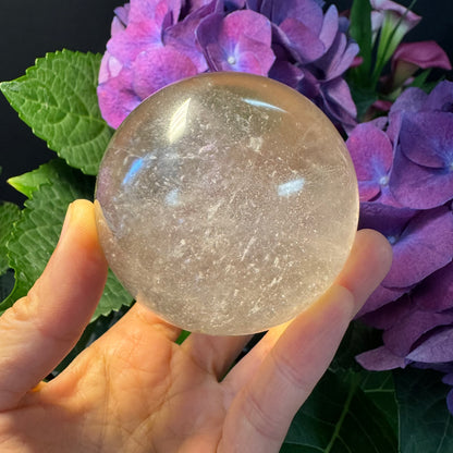 Clarity Sphere · White Quartz Crystal Ball#250523013