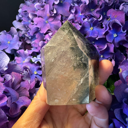 Prosperity Growth Tower · Garden Quartz Crystal for Wealth Activation#003