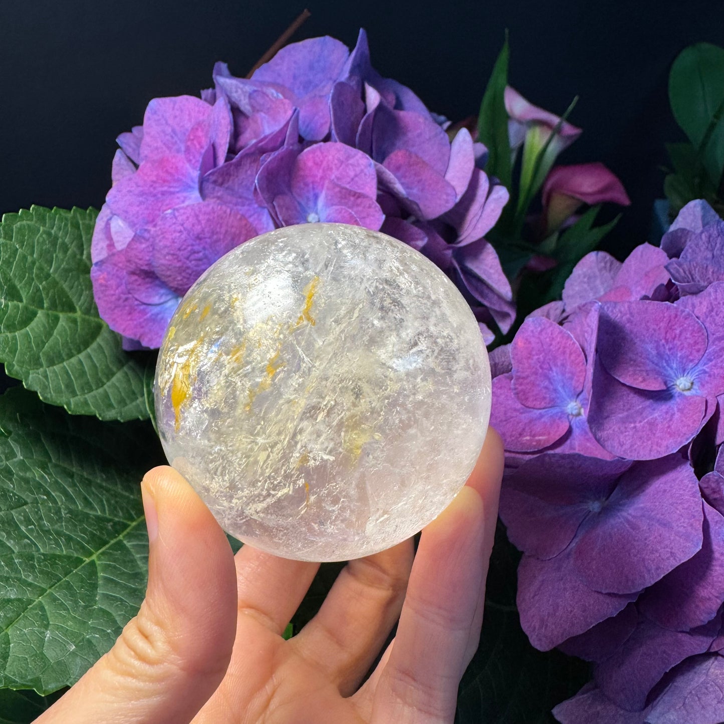 Clarity Sphere · White Quartz Crystal Ball#250523015