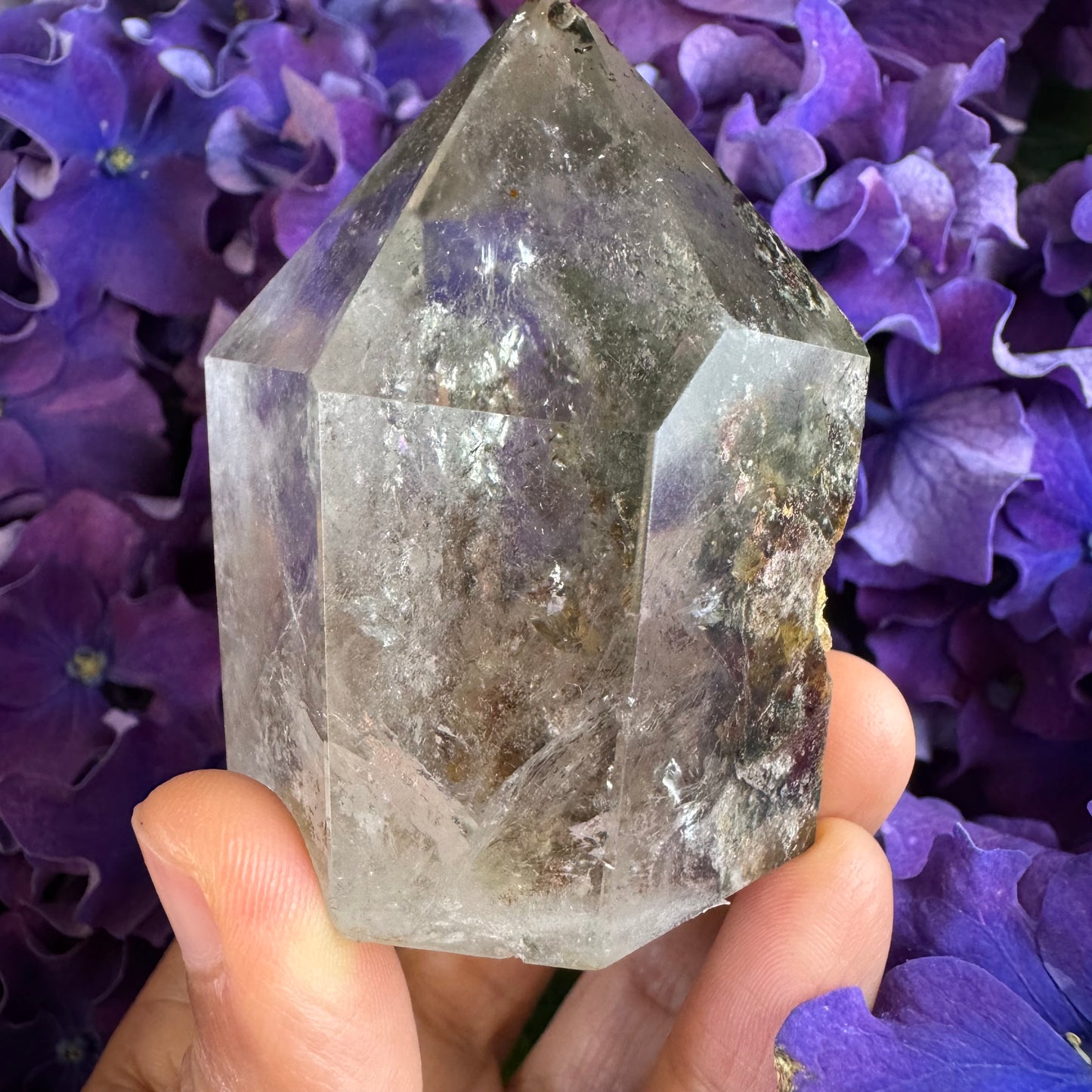 Prosperity Growth Tower · Garden Quartz Crystal for Wealth Activation#001