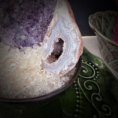 Purple Amethyst Bonsai · Crystal Cave Energy Tree
