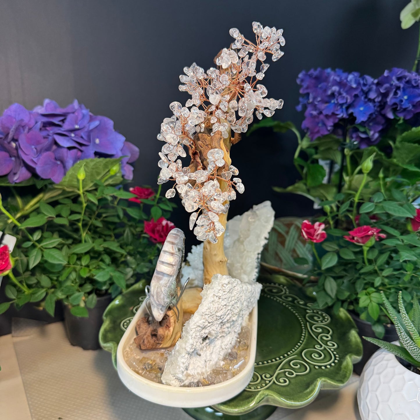 Leap of Luck · A Crystal Bonsai for Career, Wealth, and New Beginnings