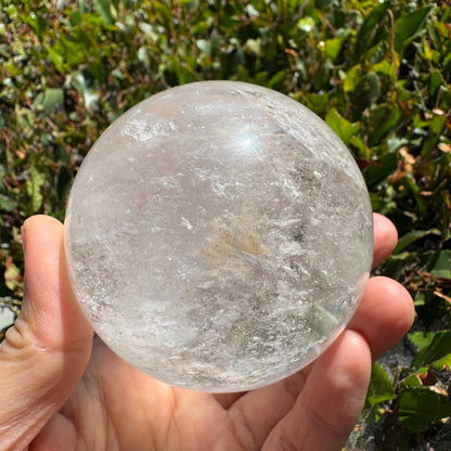 Clarity Sphere · White Quartz Crystal Ball#990