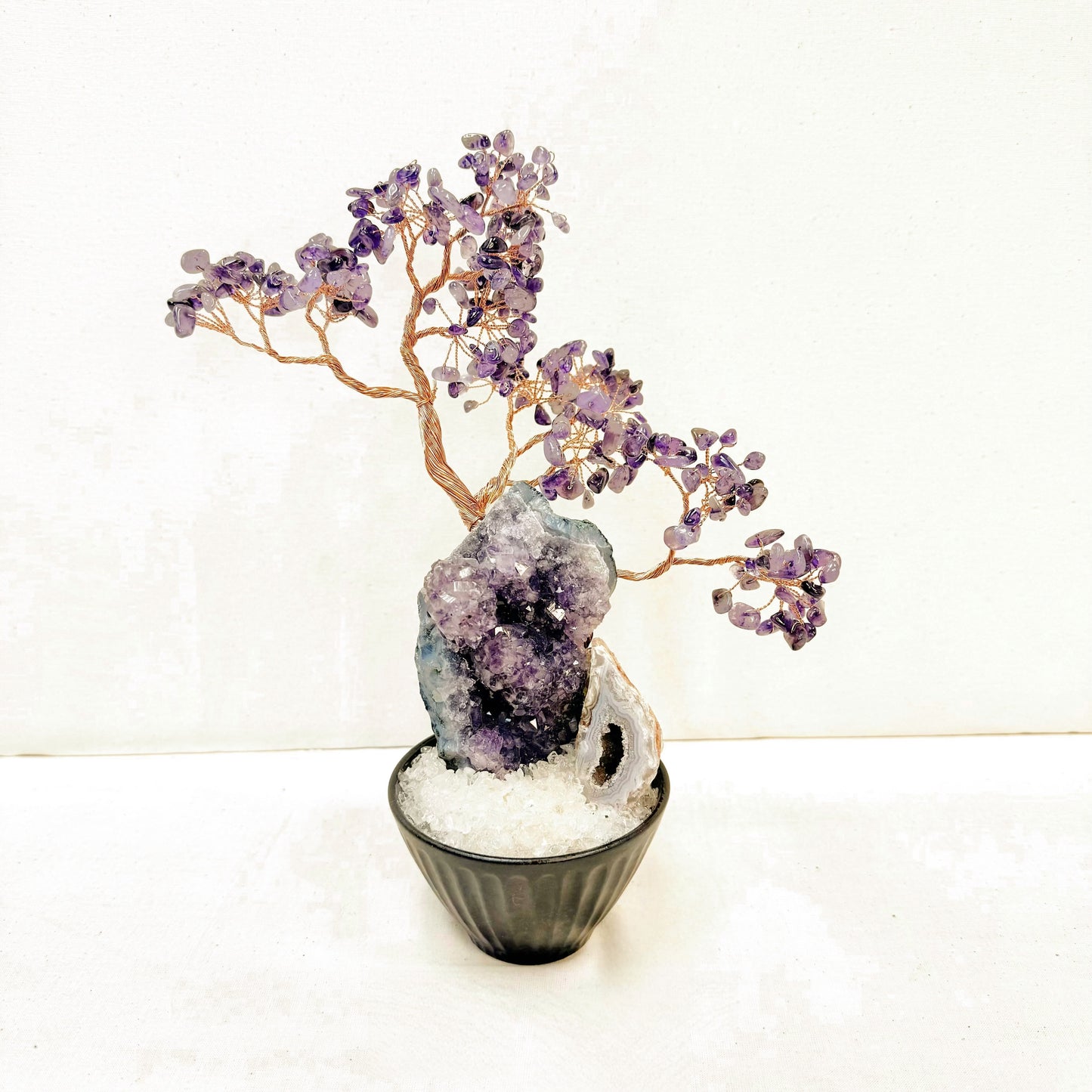 Purple Amethyst Bonsai · Crystal Cave Energy Tree