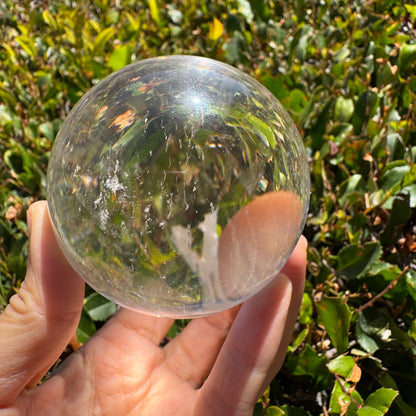 Clarity Sphere · White Quartz Crystal Ball#990
