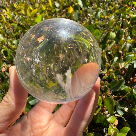 Clarity Sphere · White Quartz Crystal Ball#990
