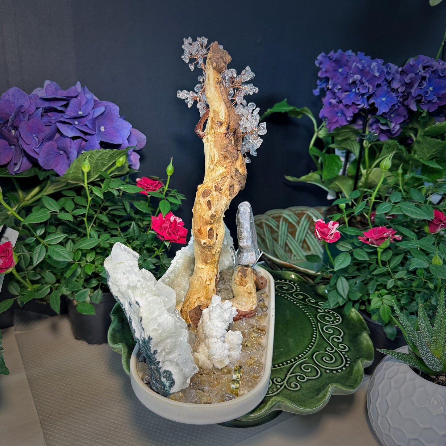 Leap of Luck · A Crystal Bonsai for Career, Wealth, and New Beginnings