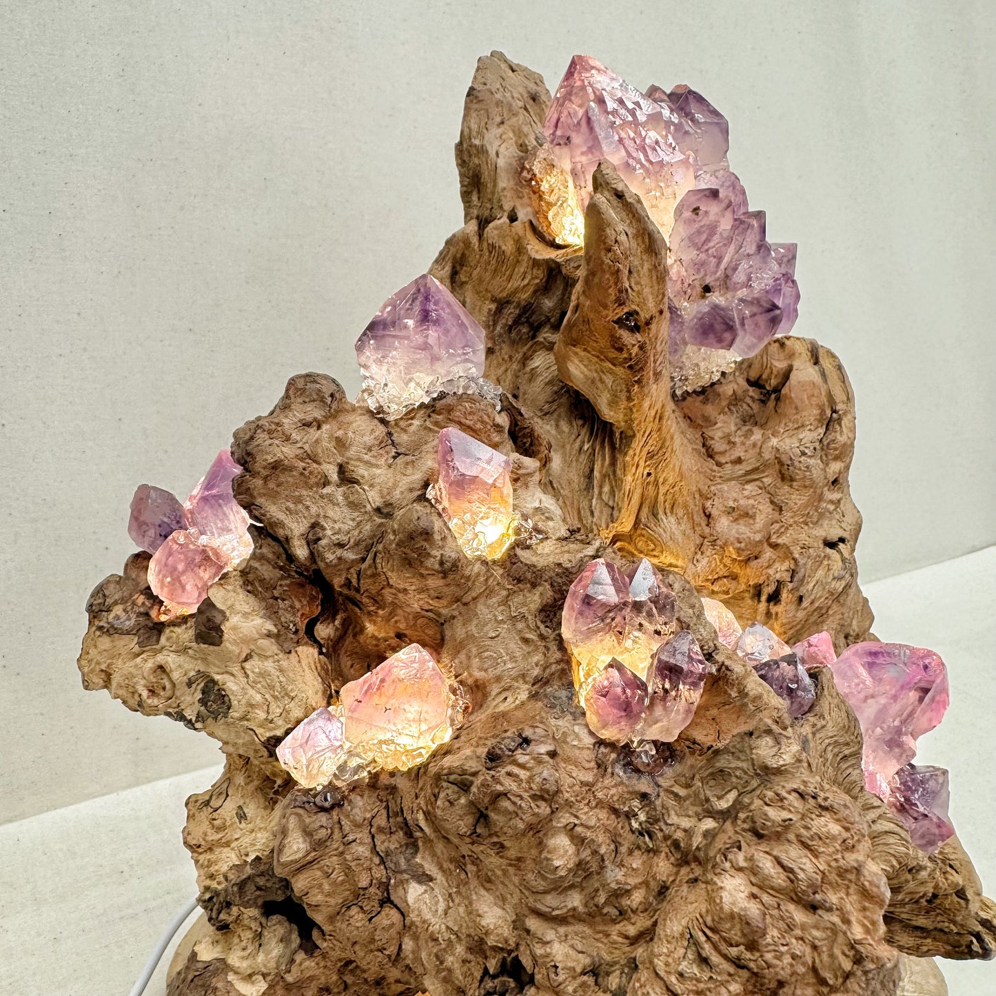Mountain Flame · Amethyst Light on Ancient Wood