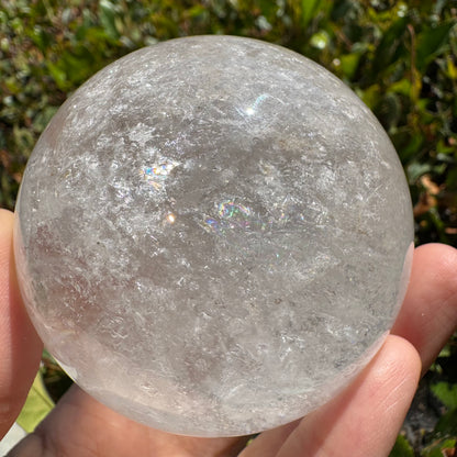 Clarity Sphere · White Quartz Crystal Ball#990