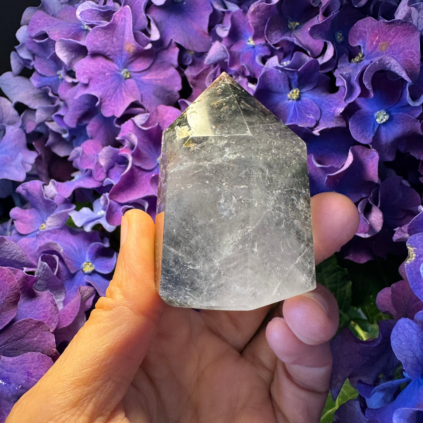Prosperity Growth Tower · Garden Quartz Crystal for Wealth Activation#004