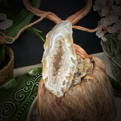 White Crystal Pine · Geode Energy Tree