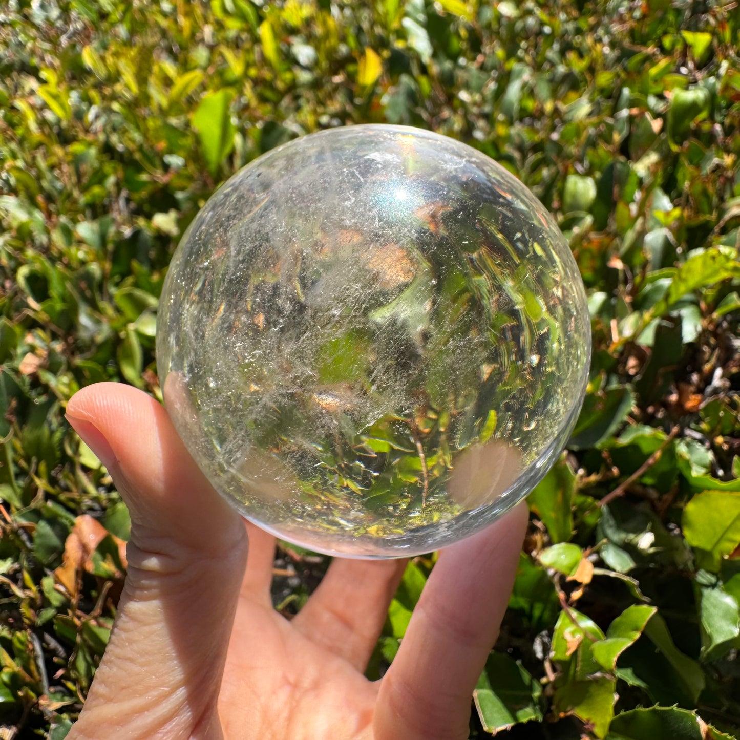 Clarity Sphere · White Quartz Crystal Ball#990