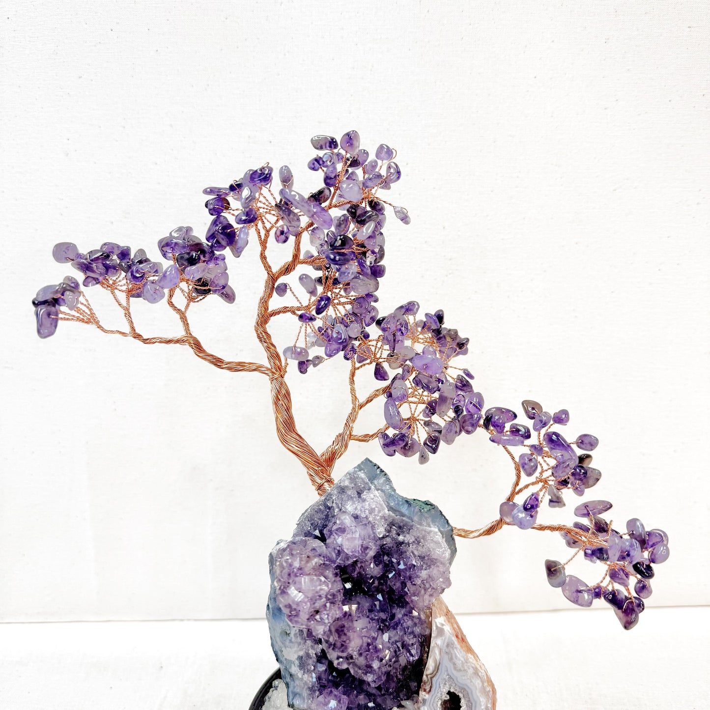 Purple Amethyst Bonsai · Crystal Cave Energy Tree