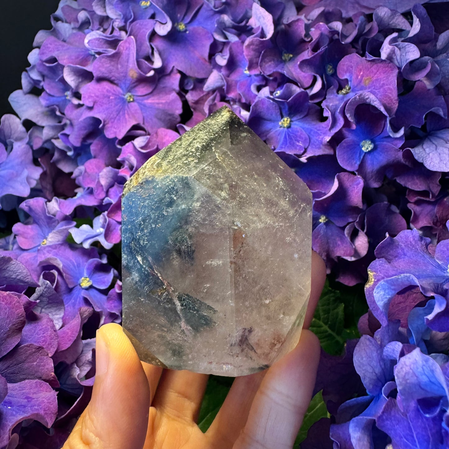 Prosperity Growth Tower · Garden Quartz Crystal for Wealth Activation#003
