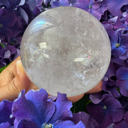 Clarity Sphere · White Quartz Crystal Ball#250523012