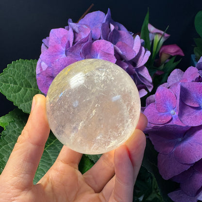Clarity Sphere · White Quartz Crystal Ball#250523015