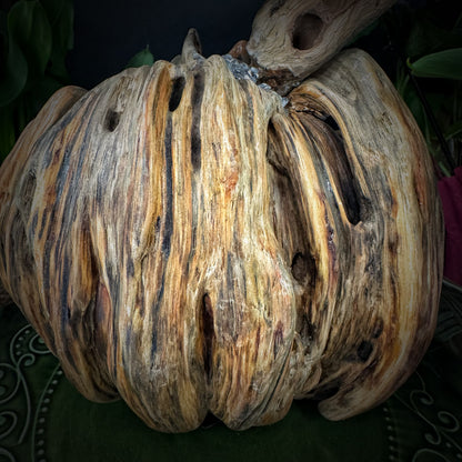 Green Aventurine Driftwood Bonsai · Millennial Pine Knot Energy Tree