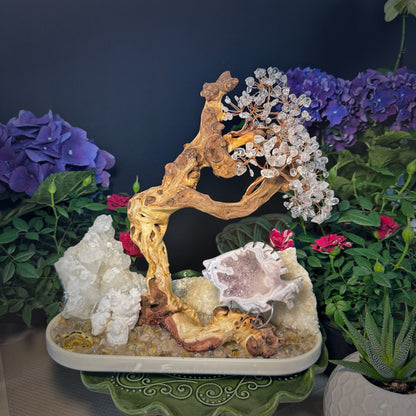 Leap of Luck · A Crystal Bonsai for Career, Wealth, and New Beginnings