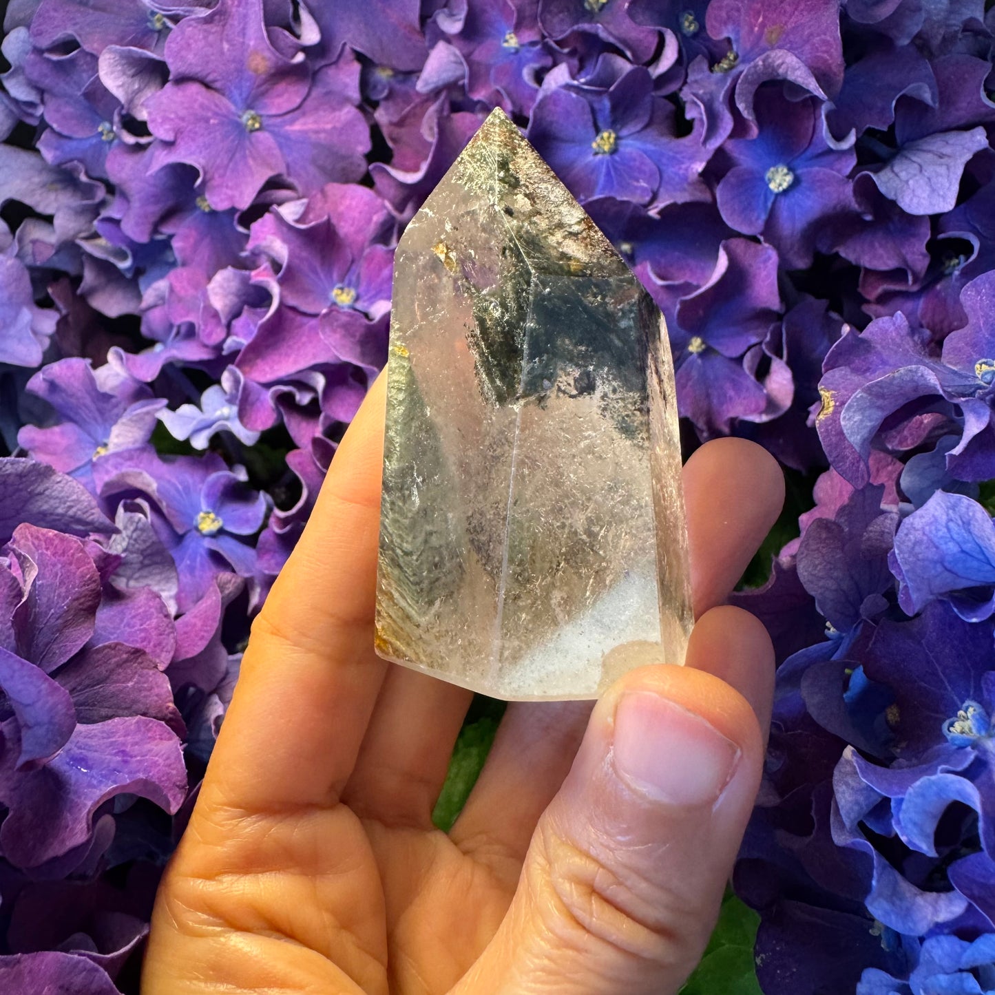 Prosperity Growth Tower · Garden Quartz Crystal for Wealth Activation#007