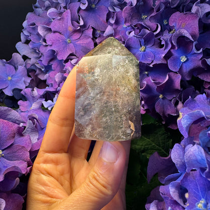 Prosperity Growth Tower · Garden Quartz Crystal for Wealth Activation#005