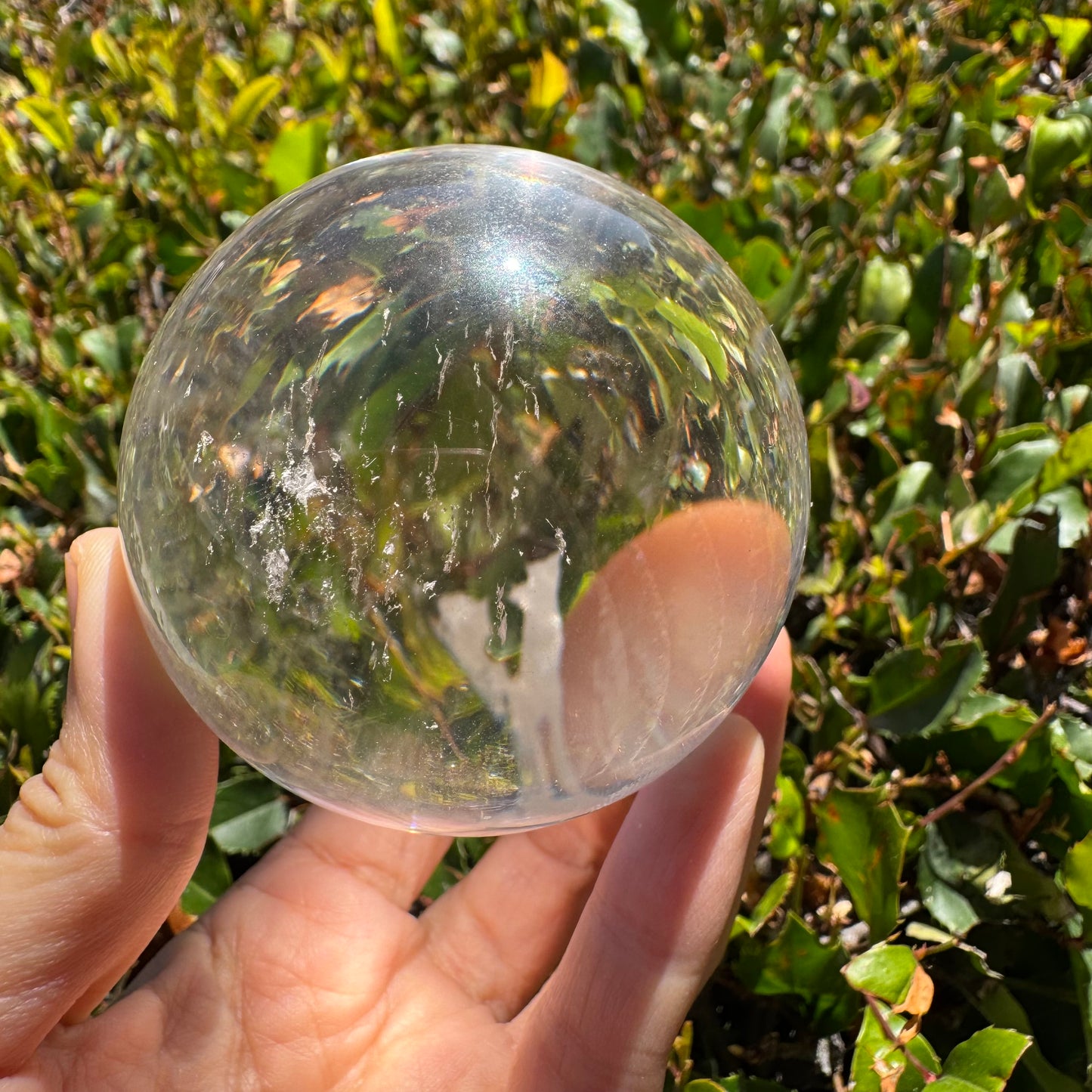 Clarity Sphere · White Quartz Crystal Ball#990