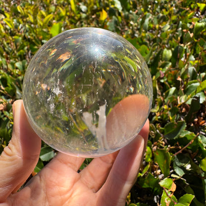 Clarity Sphere · White Quartz Crystal Ball#990