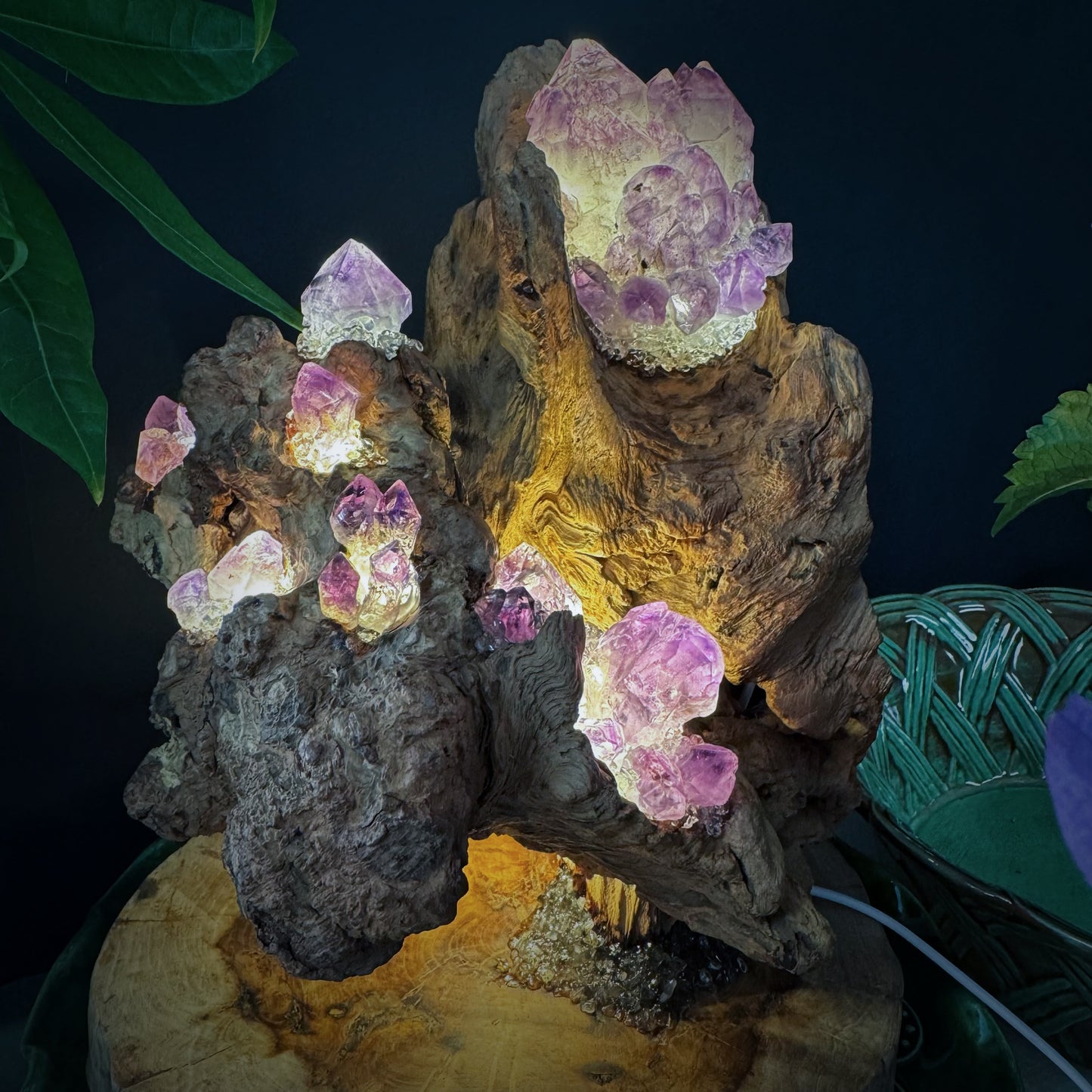 Mountain Flame · Amethyst Light on Ancient Wood