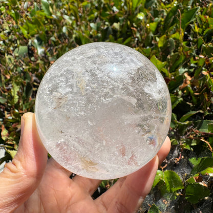 Clarity Sphere · White Quartz Crystal Ball#990