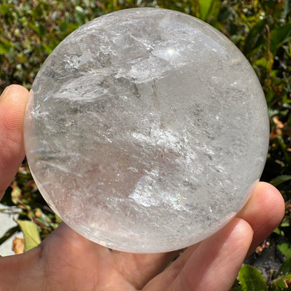 Clarity Sphere · White Quartz Crystal Ball#990