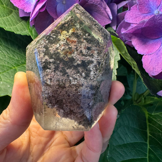 Prosperity Growth Tower · Garden Quartz Crystal for Wealth Activation#008