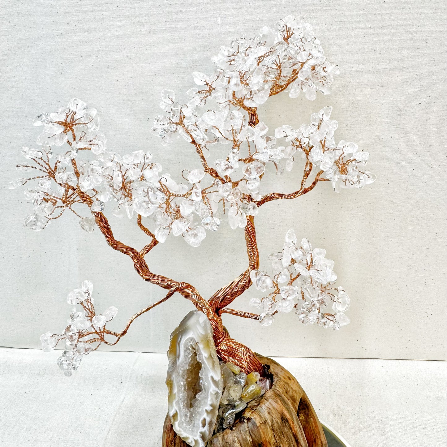 White Crystal Pine · Geode Energy Tree