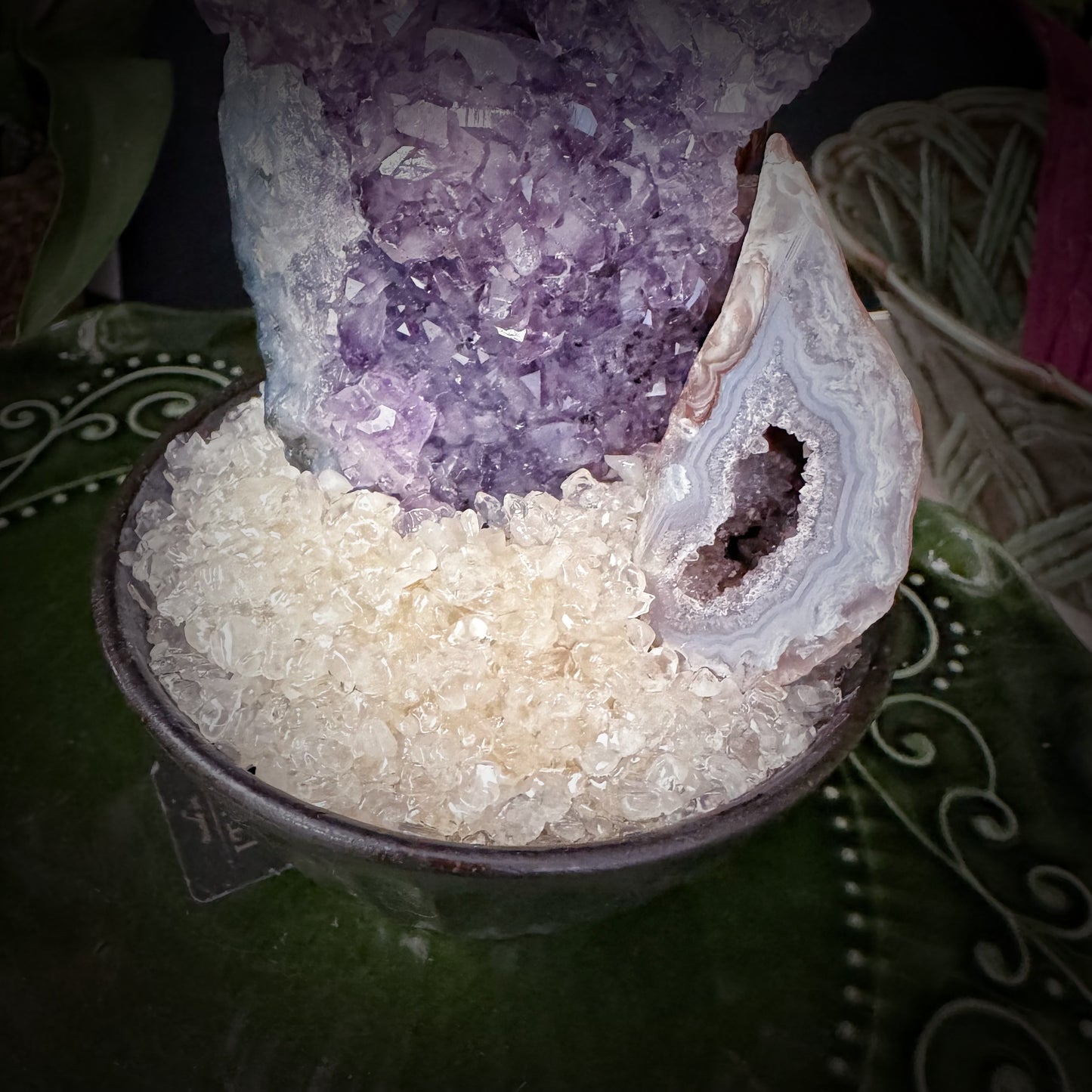Purple Amethyst Bonsai · Crystal Cave Energy Tree
