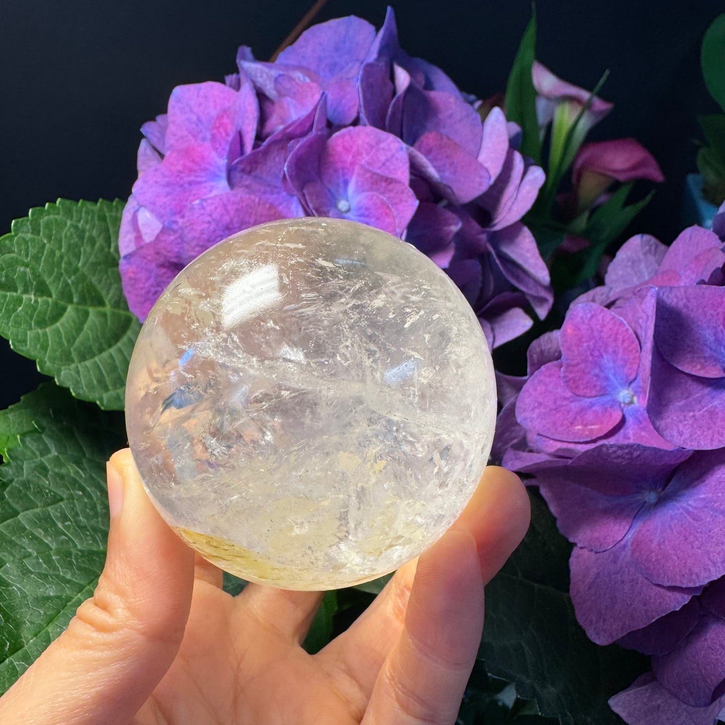 Clarity Sphere · White Quartz Crystal Ball#250523015