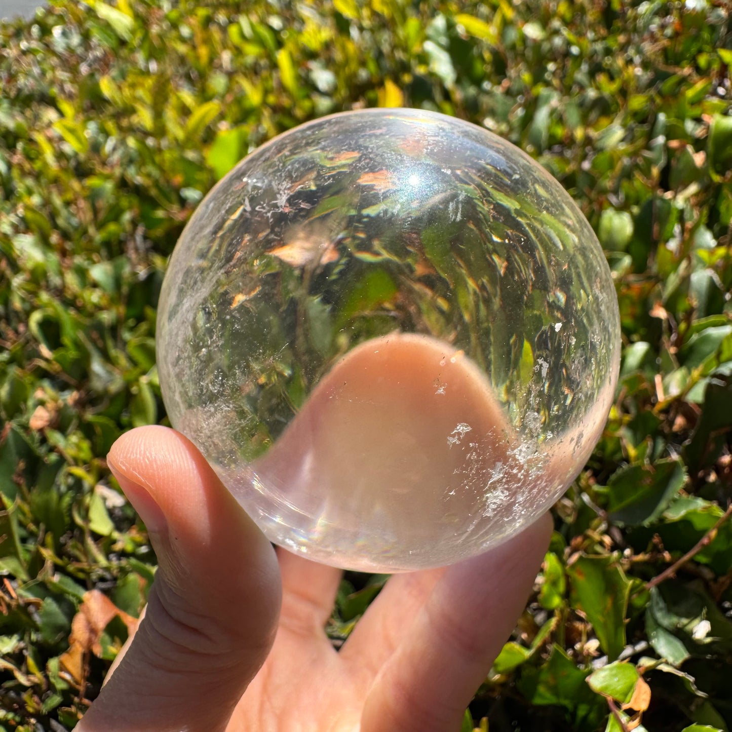 Clarity Sphere · White Quartz Crystal Ball#990