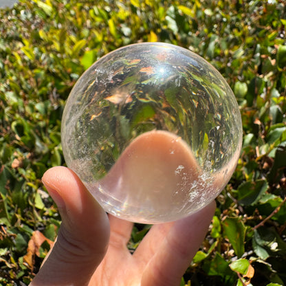 Clarity Sphere · White Quartz Crystal Ball#990