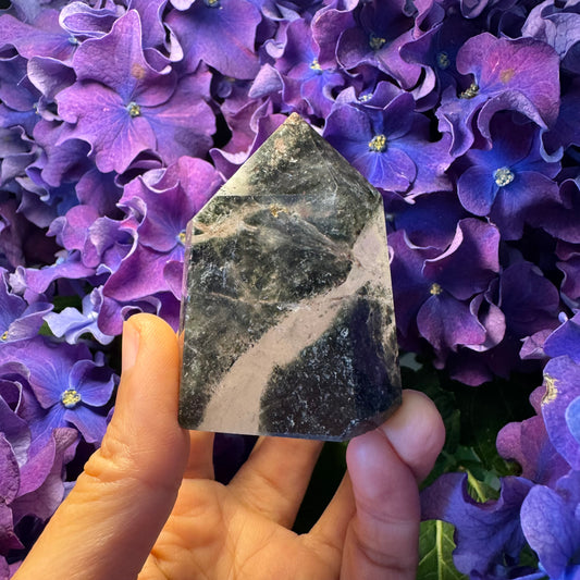 Prosperity Growth Tower · Garden Quartz Crystal for Wealth Activation#004