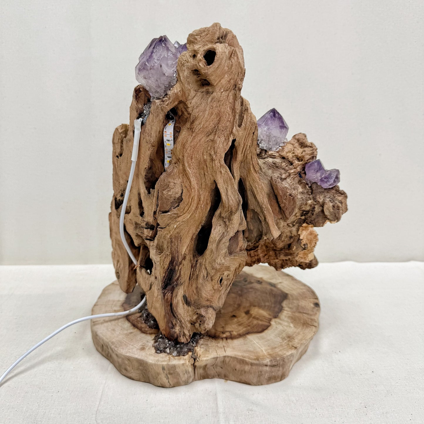 Mountain Flame · Amethyst Light on Ancient Wood