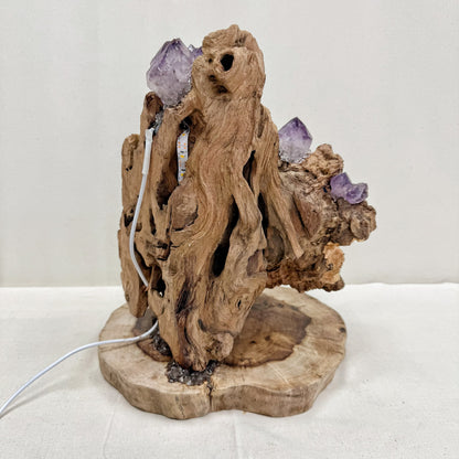Mountain Flame · Amethyst Light on Ancient Wood