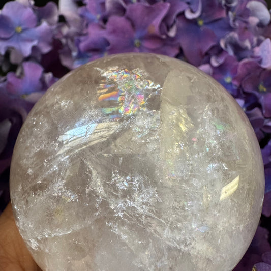 Clarity Sphere · White Quartz Crystal Ball#250523012