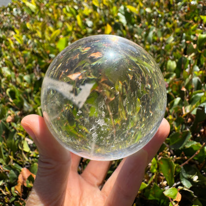 Clarity Sphere · White Quartz Crystal Ball#990