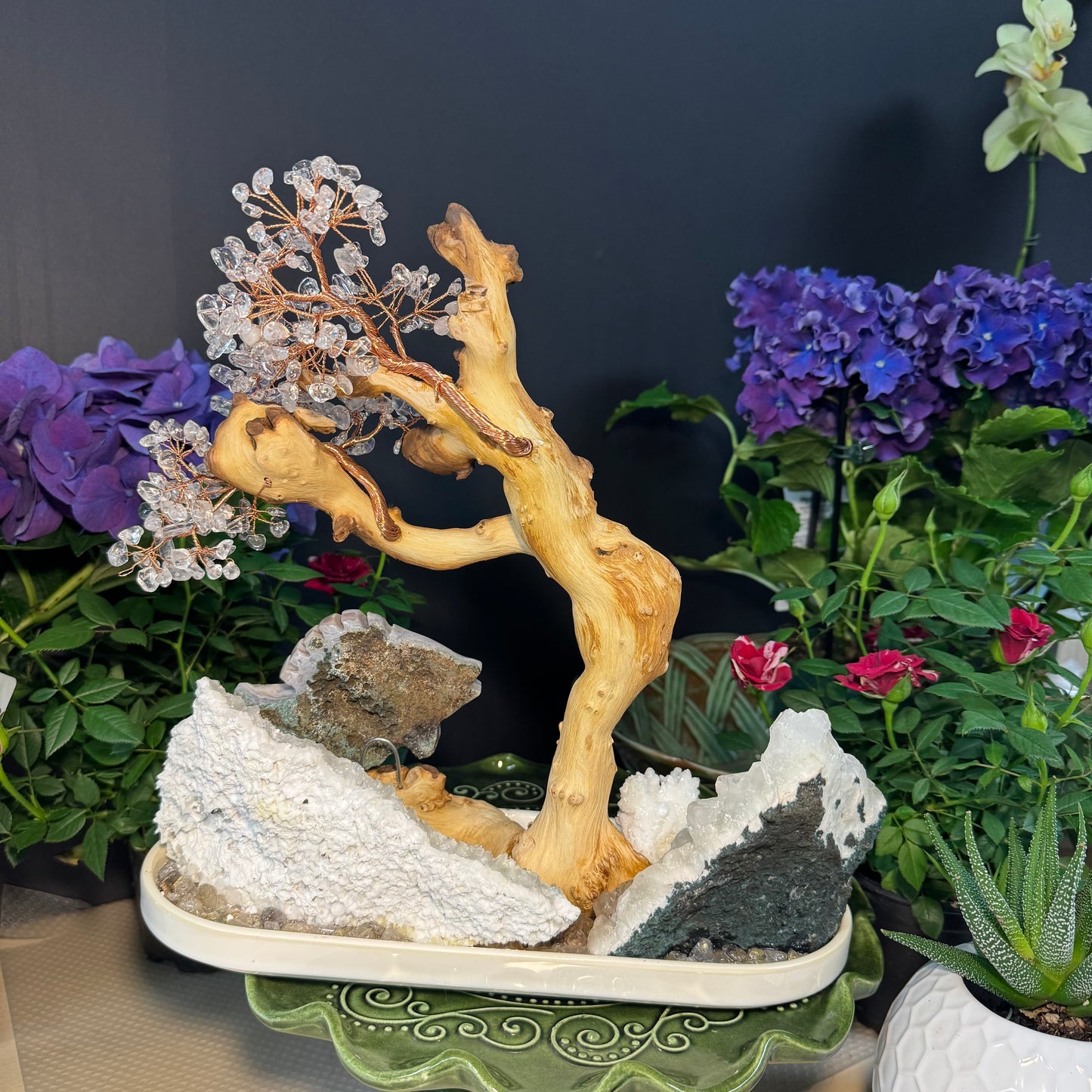 Leap of Luck · A Crystal Bonsai for Career, Wealth, and New Beginnings