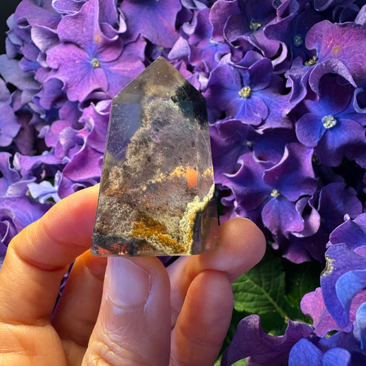 Prosperity Growth Tower · Garden Quartz Crystal for Wealth Activation#002