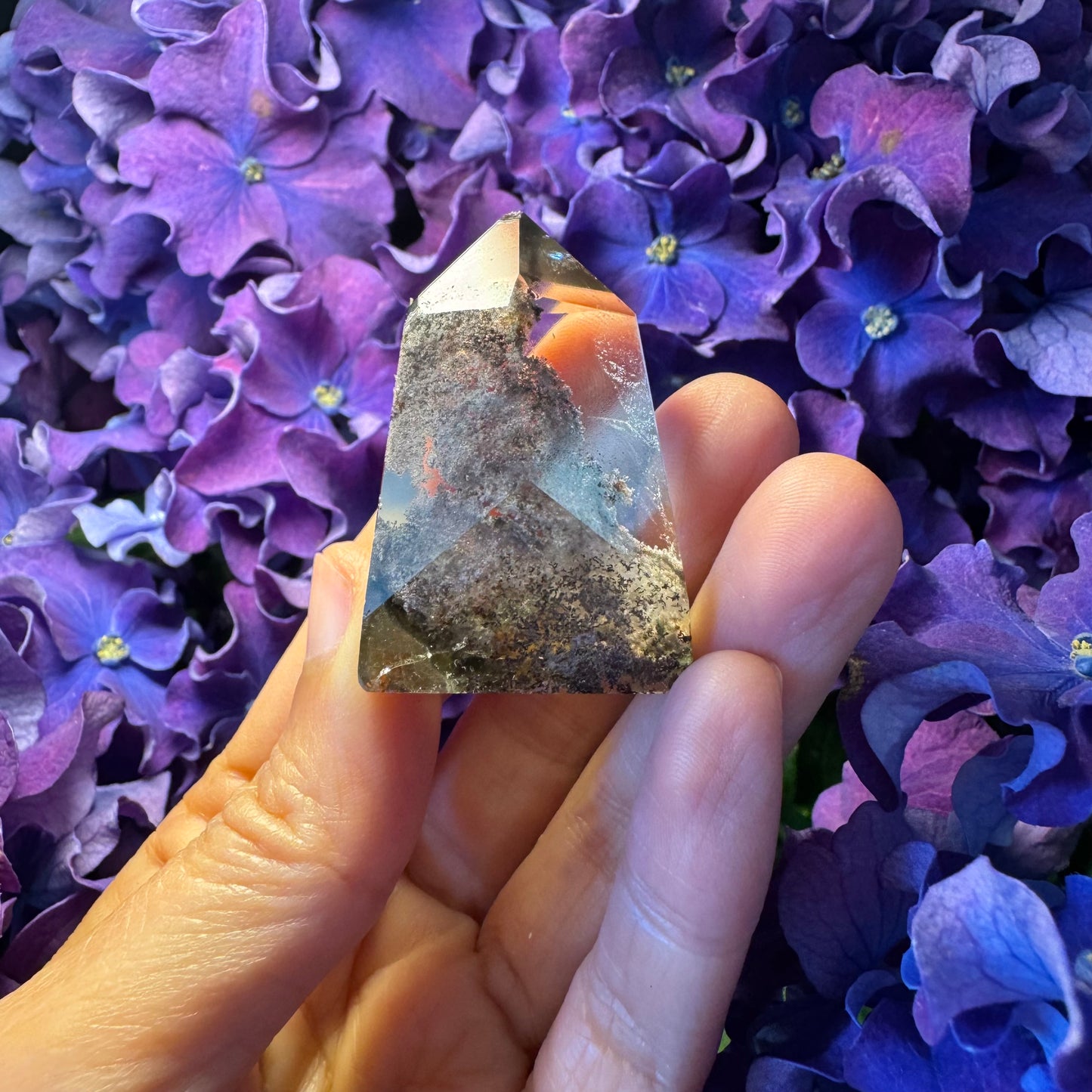 Prosperity Growth Tower · Garden Quartz Crystal for Wealth Activation#002