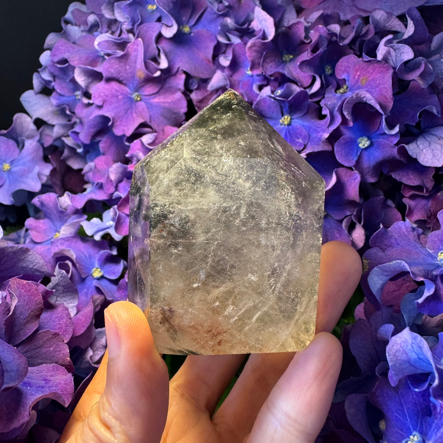 Prosperity Growth Tower · Garden Quartz Crystal for Wealth Activation#003