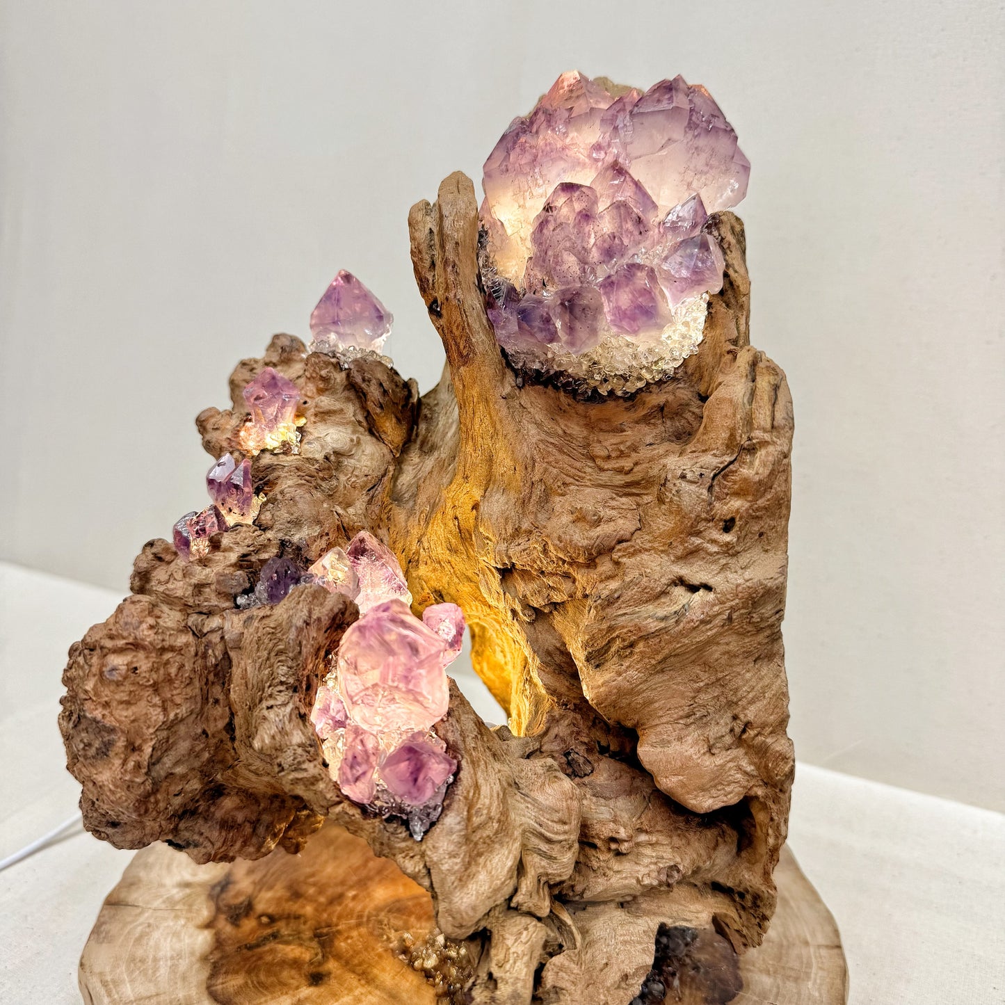 Mountain Flame · Amethyst Light on Ancient Wood